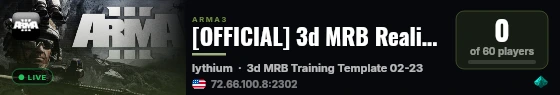 [OFFICIAL] 3d MRB Realism Unit Training Server 1 live status badge