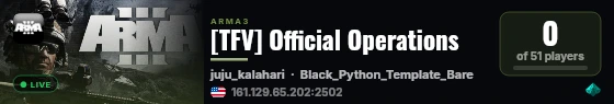 [TFV] Official Operations live status badge