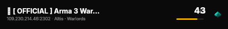 � [ OFFICIAL ] Arma 3 Warlords by Bohemia Interactive (US)#01e live status badge