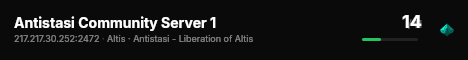 Antistasi Community Server 1 live status badge
