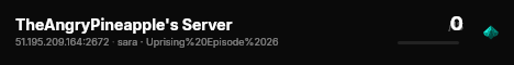 TheAngryPineapple's Server live status badge
