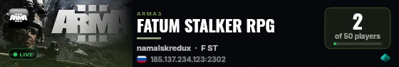 FATUM STALKER RPG live status badge