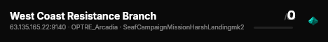 West Coast Resistance Branch live status badge
