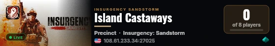 Island Castaways live status badge