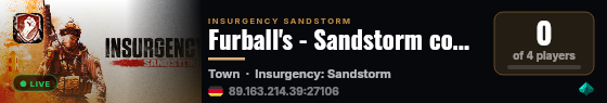 Furball's - Sandstorm coop 4-2 survival live status badge
