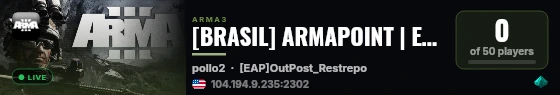 [BRASIL] ARMAPOINT | EAP - Oficial -2025 live status badge