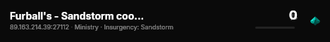 Furball's - Sandstorm coop 5-1 live status badge