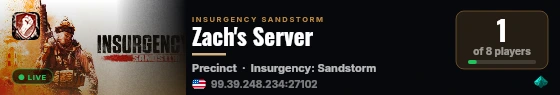 Zach's Server live status badge