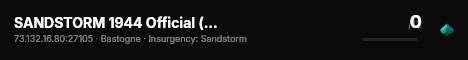 SANDSTORM 1944 Official (NA) #1 | Co-Op & PvEvP live status badge