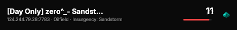 [Day Only] zero^_- Sandstorm Server 12v40 #2 QQ群:242027003 live status badge