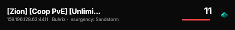 [Zion] [Coop PvE] [Unlimited Equipment] [AU/NZ] [20-80 Bots] live status badge