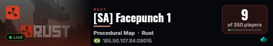 [SA] Facepunch 1 live status badge