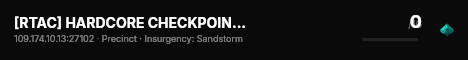 [RTAC] HARDCORE CHECKPOINT SECURITY | DAY | NO RESPAWN | 60+BOT live status badge