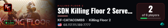 SDN Killing Floor 2 Server - Custom maps - SPD live status badge