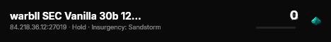 warbll SEC Vanilla 30b 120hz Loadout Respawn live status badge