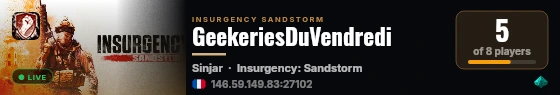 GeekeriesDuVendredi live status badge
