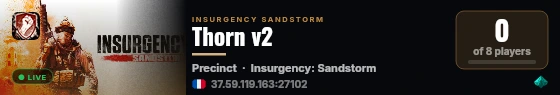 Thorn v2 live status badge