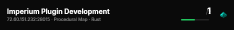 Imperium Plugin Development live status badge