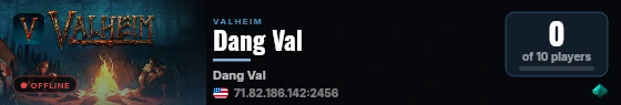 Dang Val live status badge
