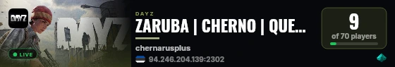 ZARUBA | CHERNO | QUEST | TRADE | PARTY | EXTRACTION live status badge