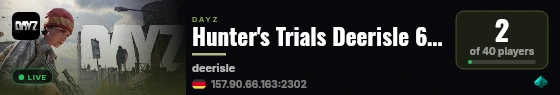 Hunter's Trials Deerisle 6.0 PvE | MMG gear | SNAFU guns live status badge