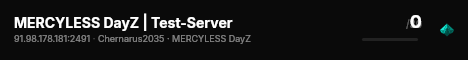 MERCYLESS DayZ | Test-Server live status badge