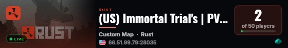 (US) Immortal Trial's | PVE | Perm Deep Sea | And more! live status badge