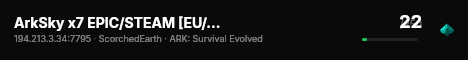 ArkSky x7 EPIC/STEAM [EU/EN/RU] NOMODS Scorched - (v361.7) live status badge