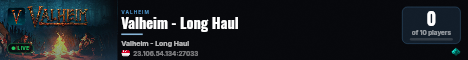 Valheim - Long Haul live status badge