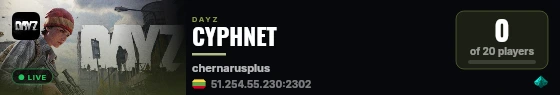 CYPHNET live status badge