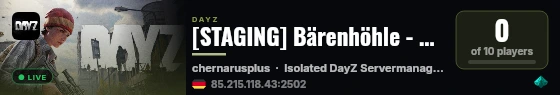 [STAGING] Bärenhöhle - DayZSM live status badge