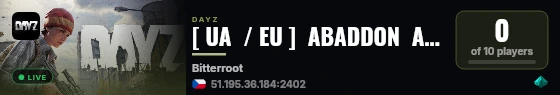 [ UA  / EU ]  ABADDON  AI / PVE live status badge