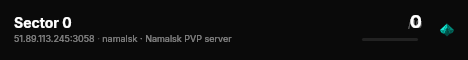 Sector 0 live status badge