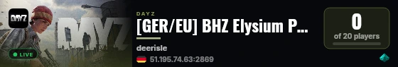 [GER/EU] BHZ Elysium PVE SCIFI // MUTANTS // CUSTOM GEAR WEAPON live status badge