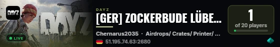 [GER] ZOCKERBUDE LÜBECK & BEARHUNTERZ PvEAI// Events//Custom A live status badge