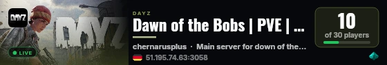 Dawn of the Bobs | PVE | AI | EU live status badge