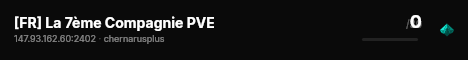 [FR] La 7ème Compagnie PVE live status badge