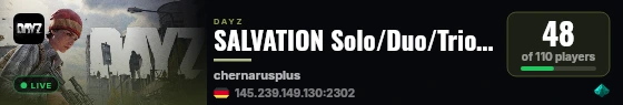 SALVATION Solo/Duo/Trio - Vanilla+ Enhanced - Summer Season live status badge