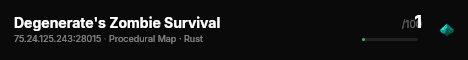 Degenerate's Zombie Survival live status badge