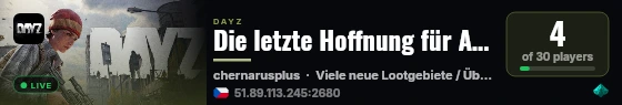 Die letzte Hoffnung für Anfänger u. Senioren/GER/PVE/SlowZomb live status badge