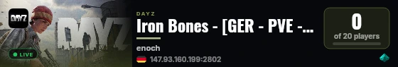 Iron Bones - [GER - PVE - LTR ] live status badge