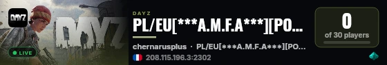 PL/EU[***A.M.F.A***][POLSKA][PVP][ Weapons++][ Loot++] live status badge