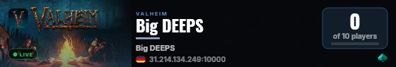 Big DEEPS live status badge