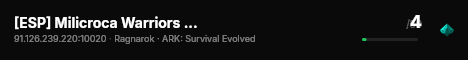 [ESP] Milicroca Warriors [RAGNAROK][PVE] - (v361.7) live status badge