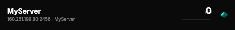 MyServer live status badge