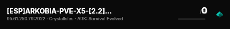 [ESP]ARKOBIA-PVE-X5-[2.2]-[Shop][Steam/Epic] - (v358.6) live status badge