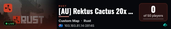 [AU] Rektus Cactus 20x LOOT+/KITS/TP/BGRADE/INSTACRAFT/NOBP For live status badge