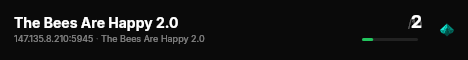 The Bees Are Happy 2.0 live status badge