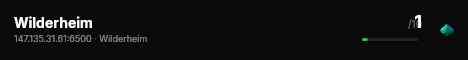 Wilderheim live status badge