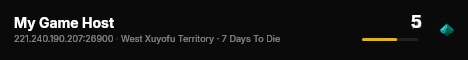 My Game Host live status badge